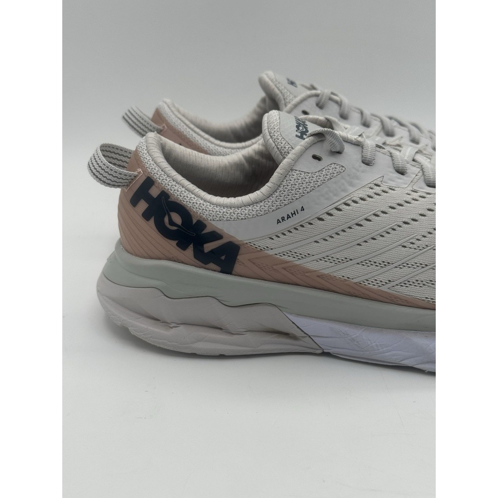Hoka One One Arahi 4 Women's Running Walking Shoes Nimbus Cloud LunarRock Sz 8.5 - Picture 3 of 16